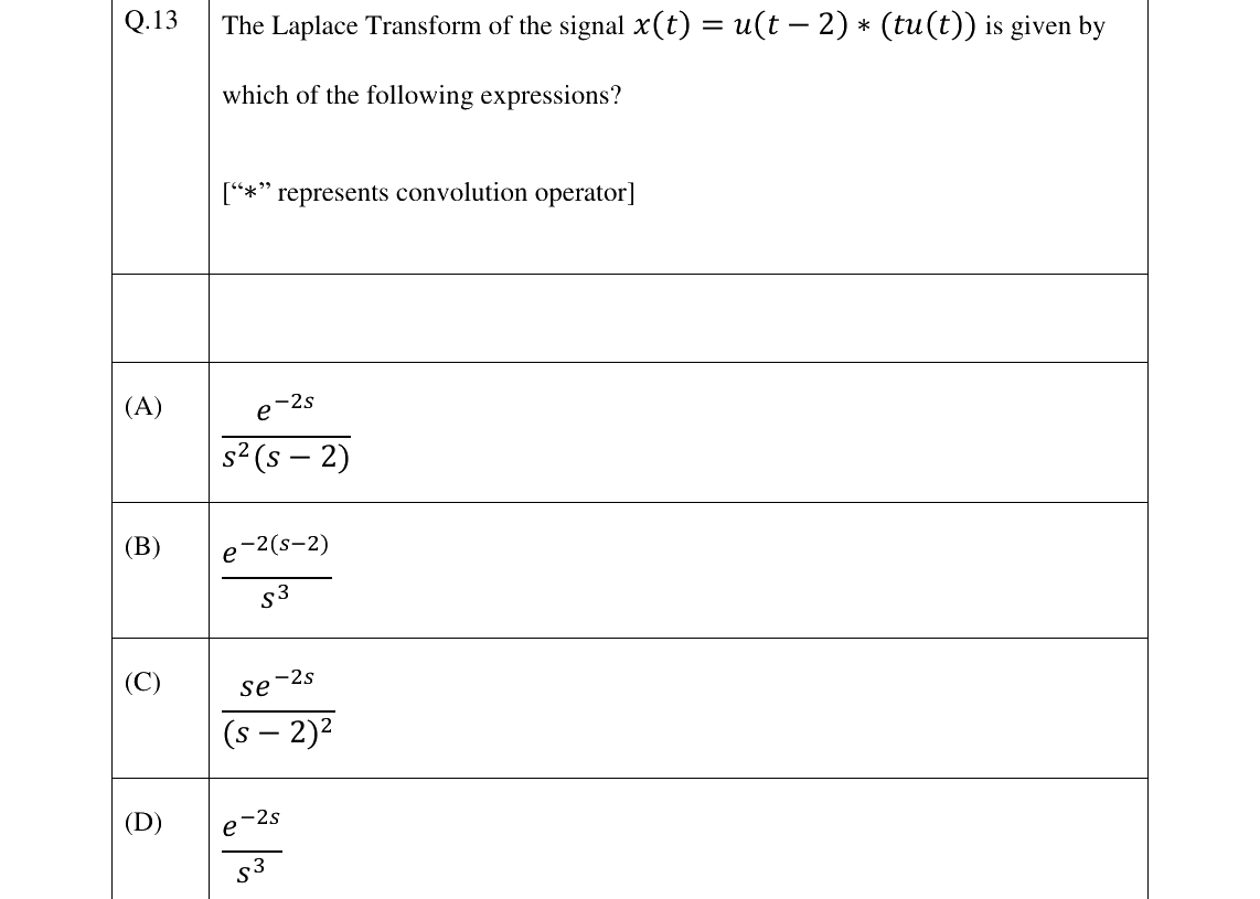 GATE 2026 EC question 13
