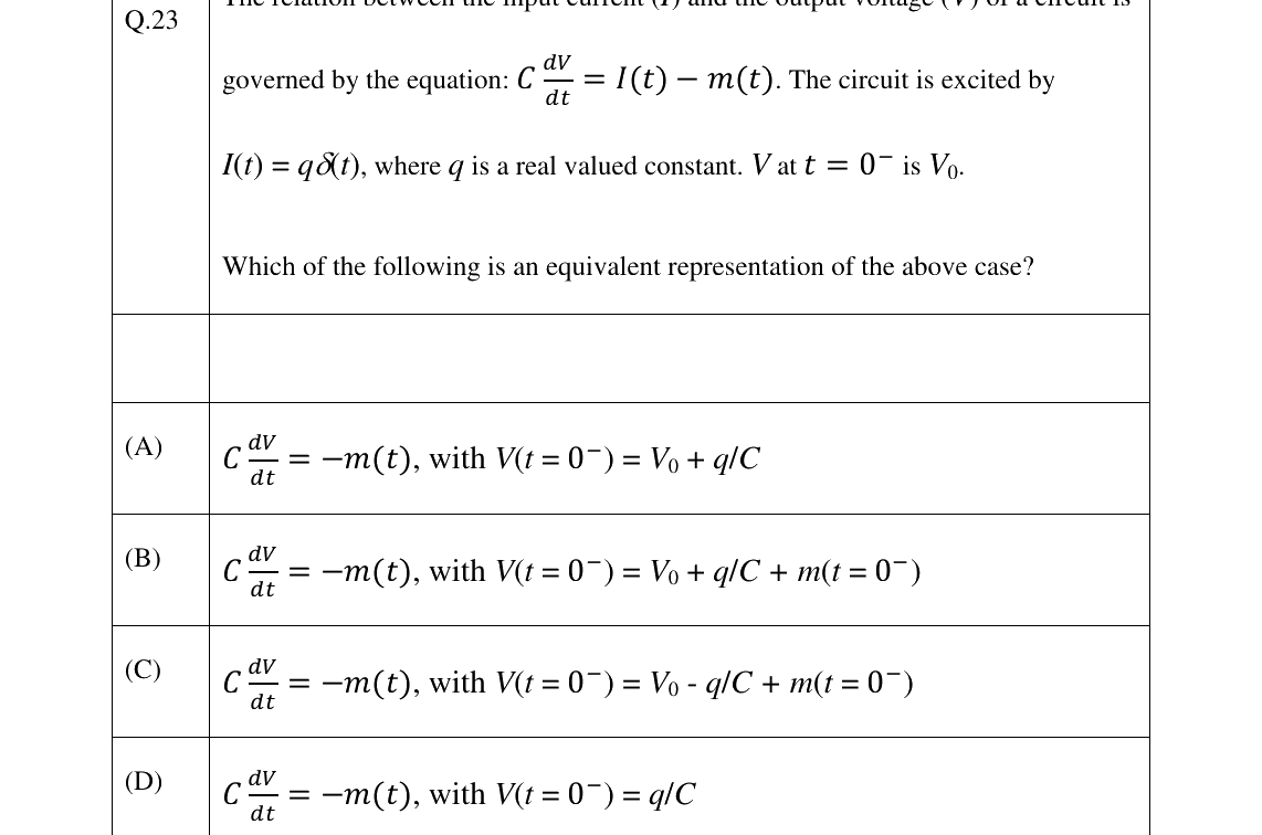 GATE 2026 EC question 23
