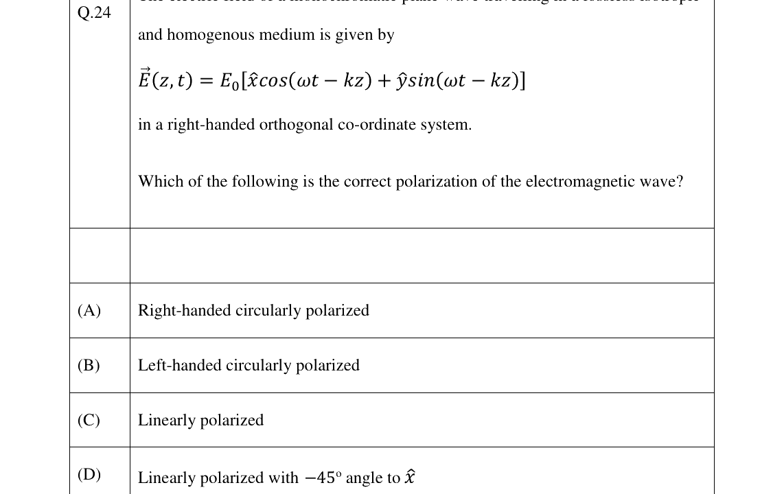 GATE 2026 EC question 24
