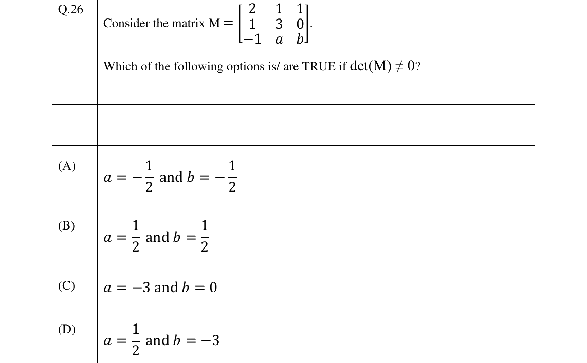 GATE 2026 EC question 26