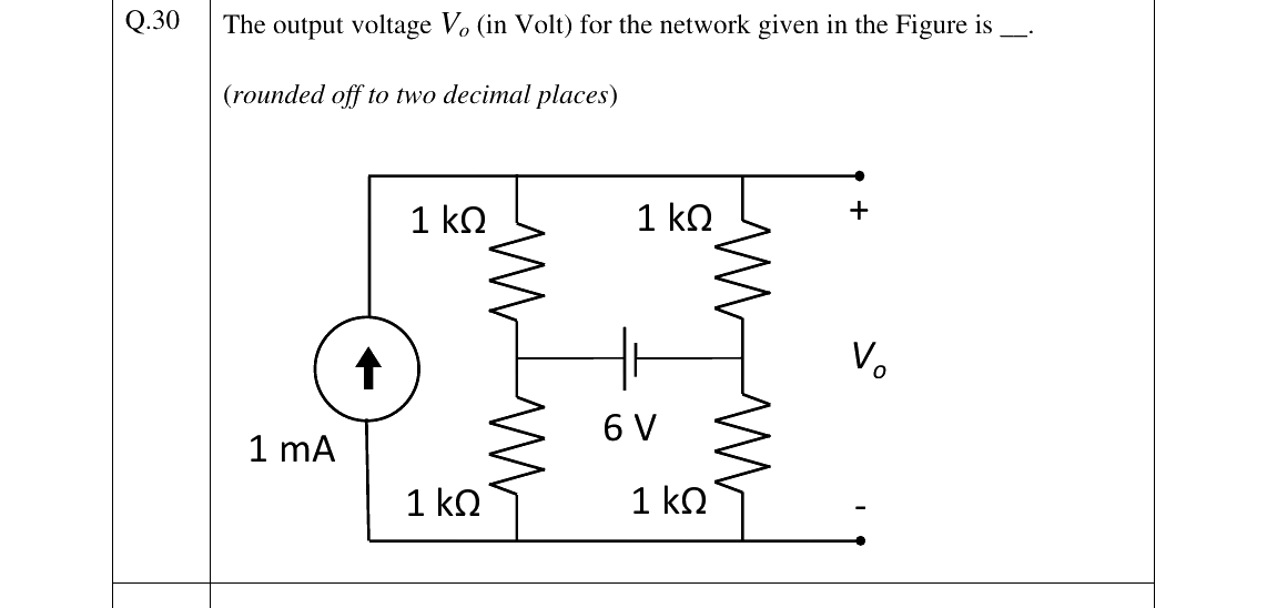 GATE 2026 EC question 30