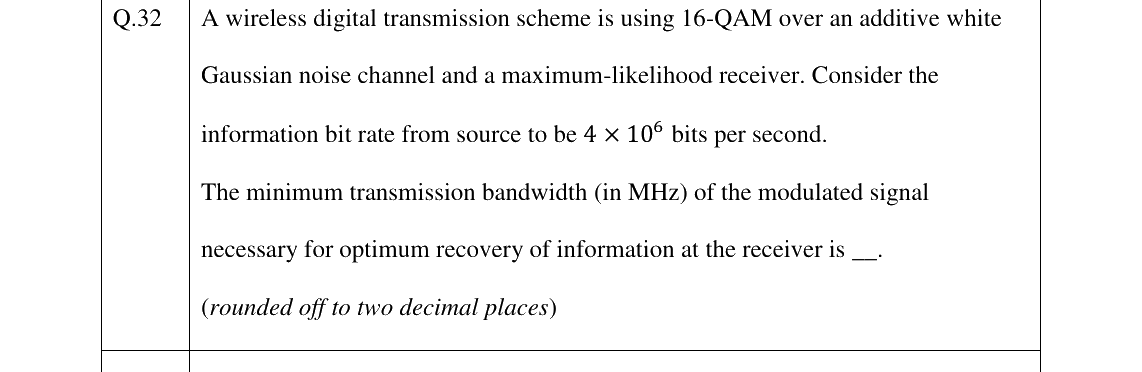 GATE 2026 EC question 32