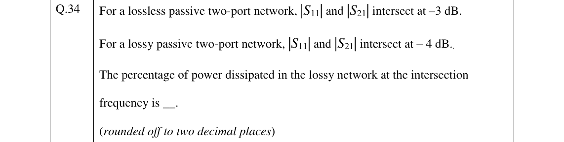 GATE 2026 EC question 34