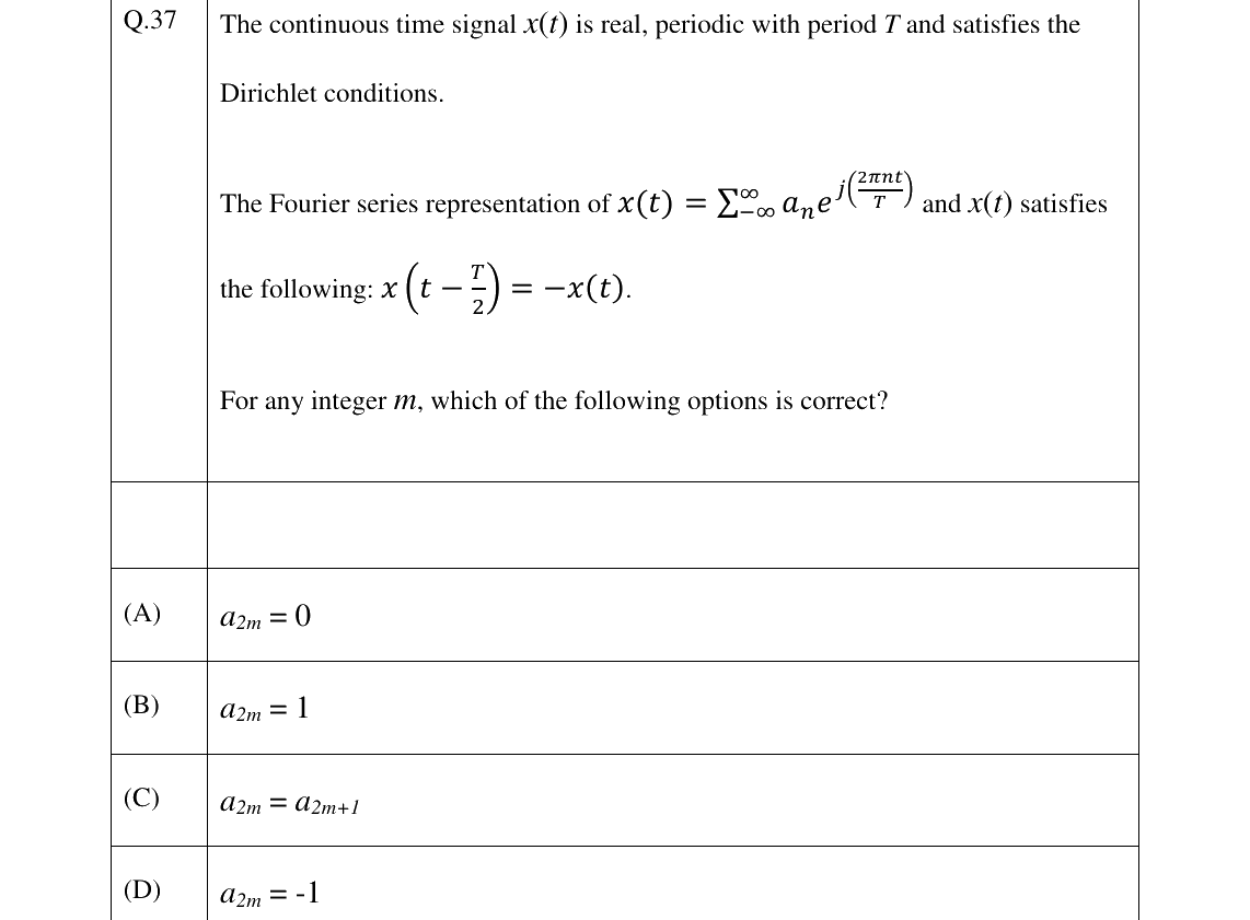 GATE 2026 EC question 37