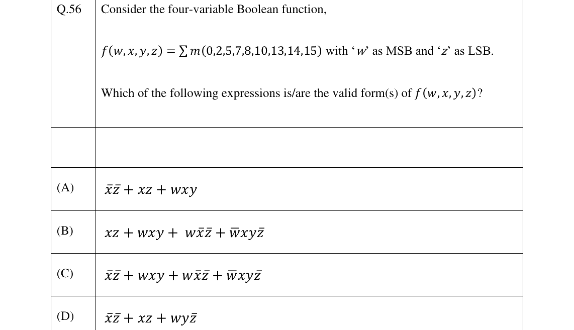GATE 2026 EC question 56