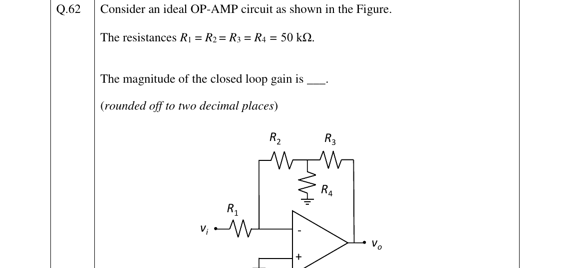 GATE 2026 EC question 62
