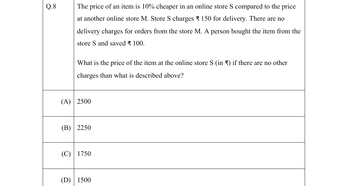 GATE 2022 EE question 8