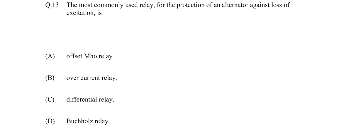 GATE 2022 EE question 13
