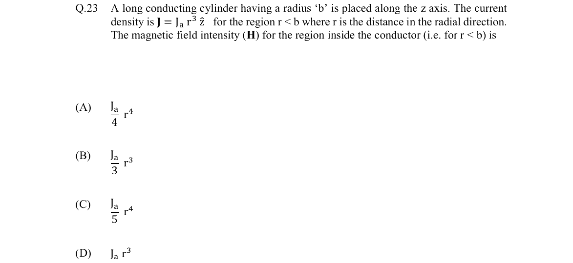 GATE 2022 EE question 23