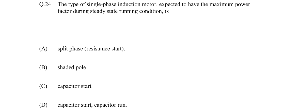 GATE 2022 EE question 24