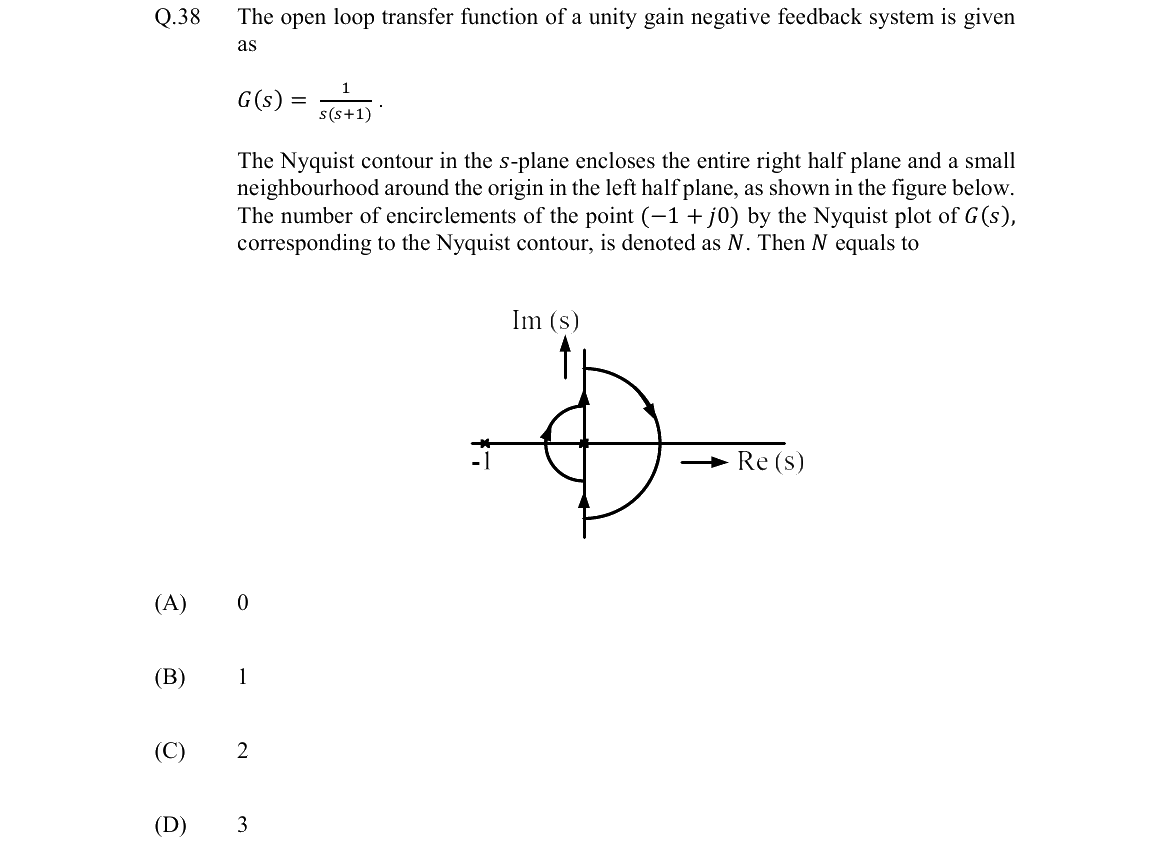 GATE 2022 EE question 38