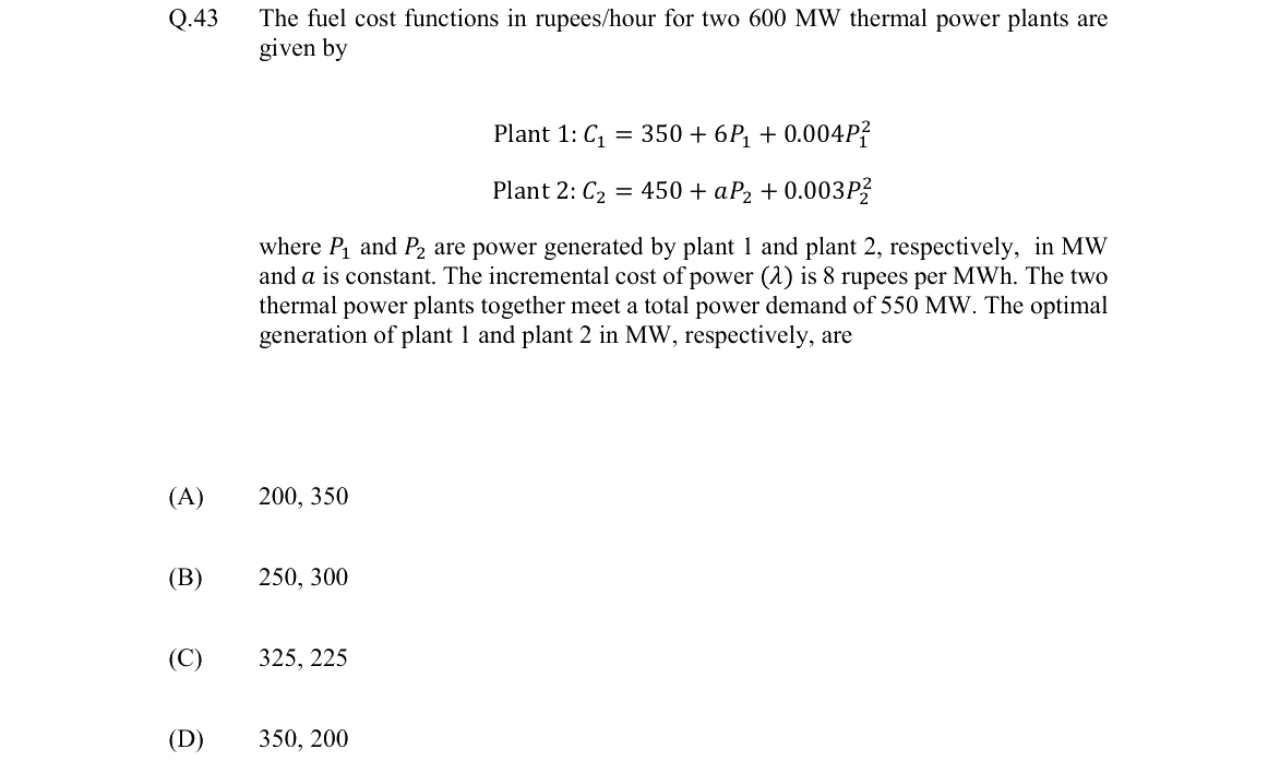 GATE 2022 EE question 43