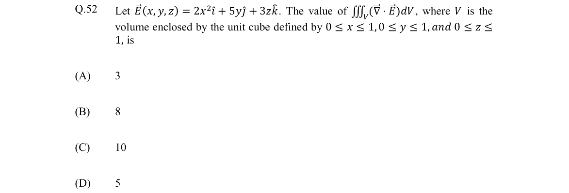 GATE 2022 EE question 52