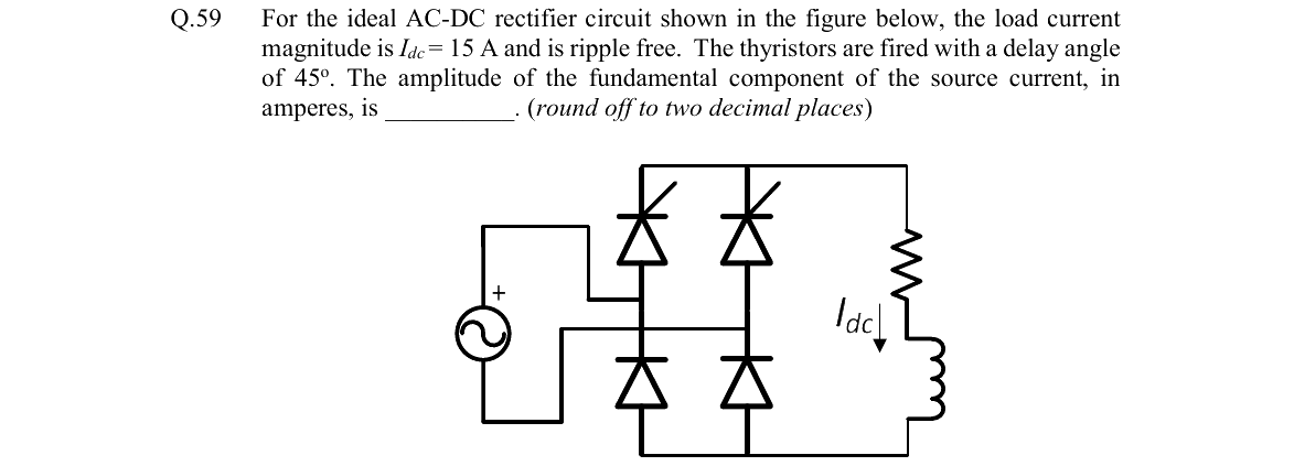 GATE 2022 EE question 59