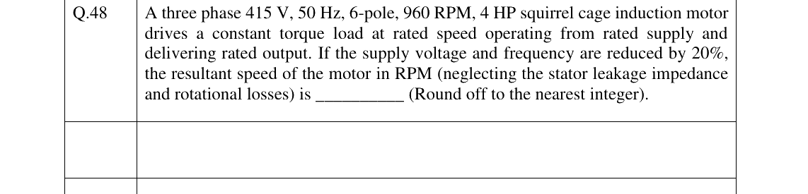 GATE 2023 EE question 48