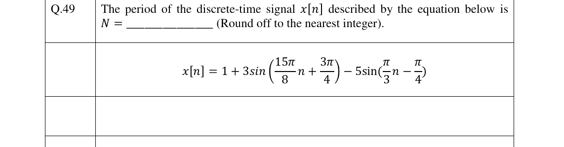 GATE 2023 EE question 49