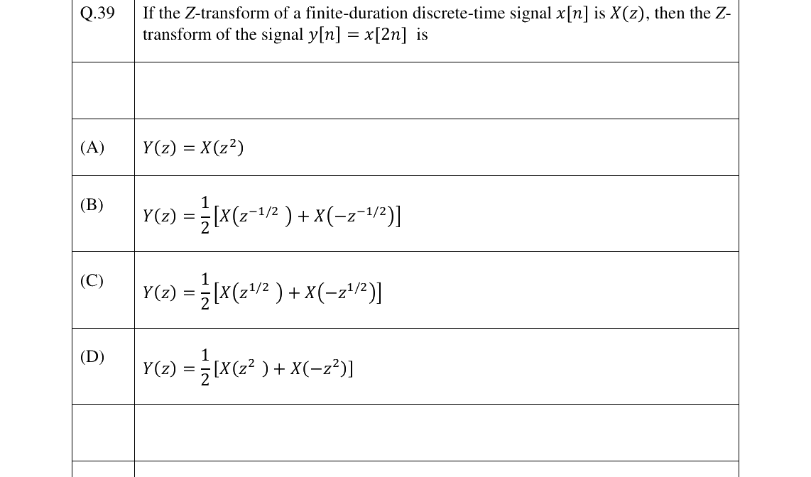 GATE 2024 EE question 39