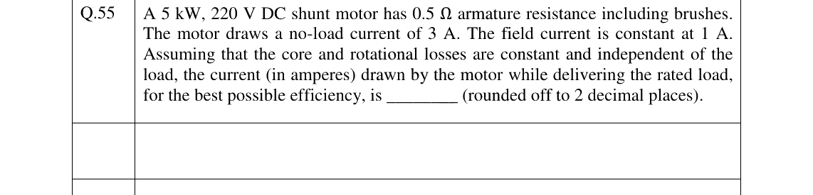 GATE 2024 EE question 55