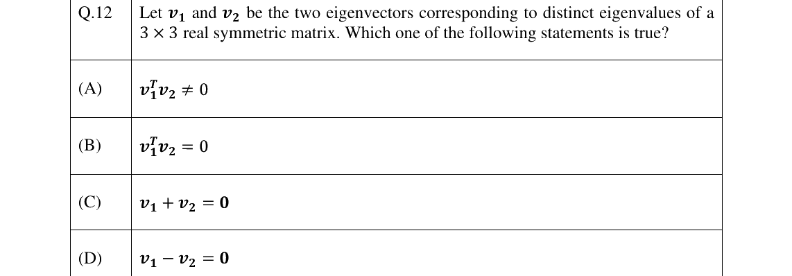 GATE 2025 EE question 12