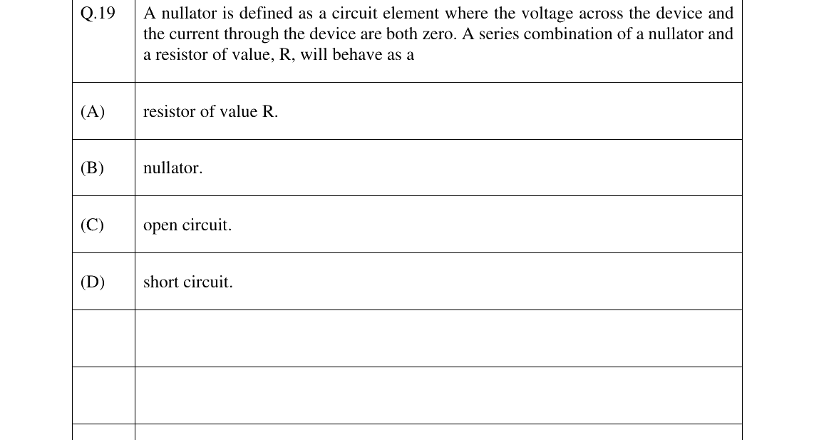 GATE 2025 EE question 19