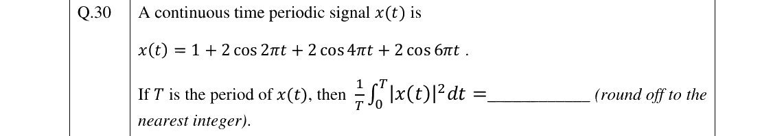 GATE 2025 EE question 30