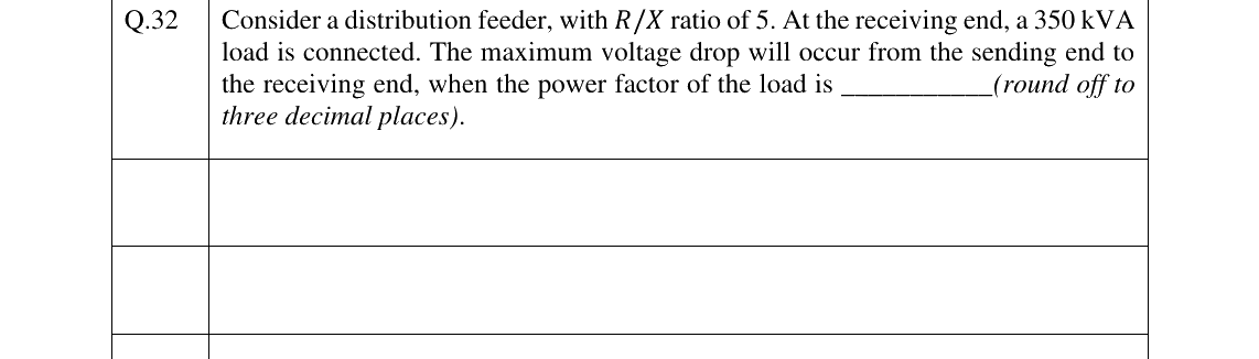 GATE 2025 EE question 32
