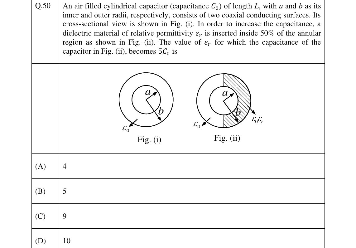 GATE 2025 EE question 50