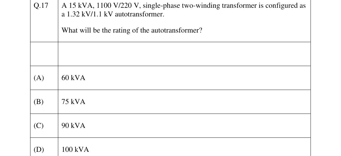 GATE 2026 EE question 17