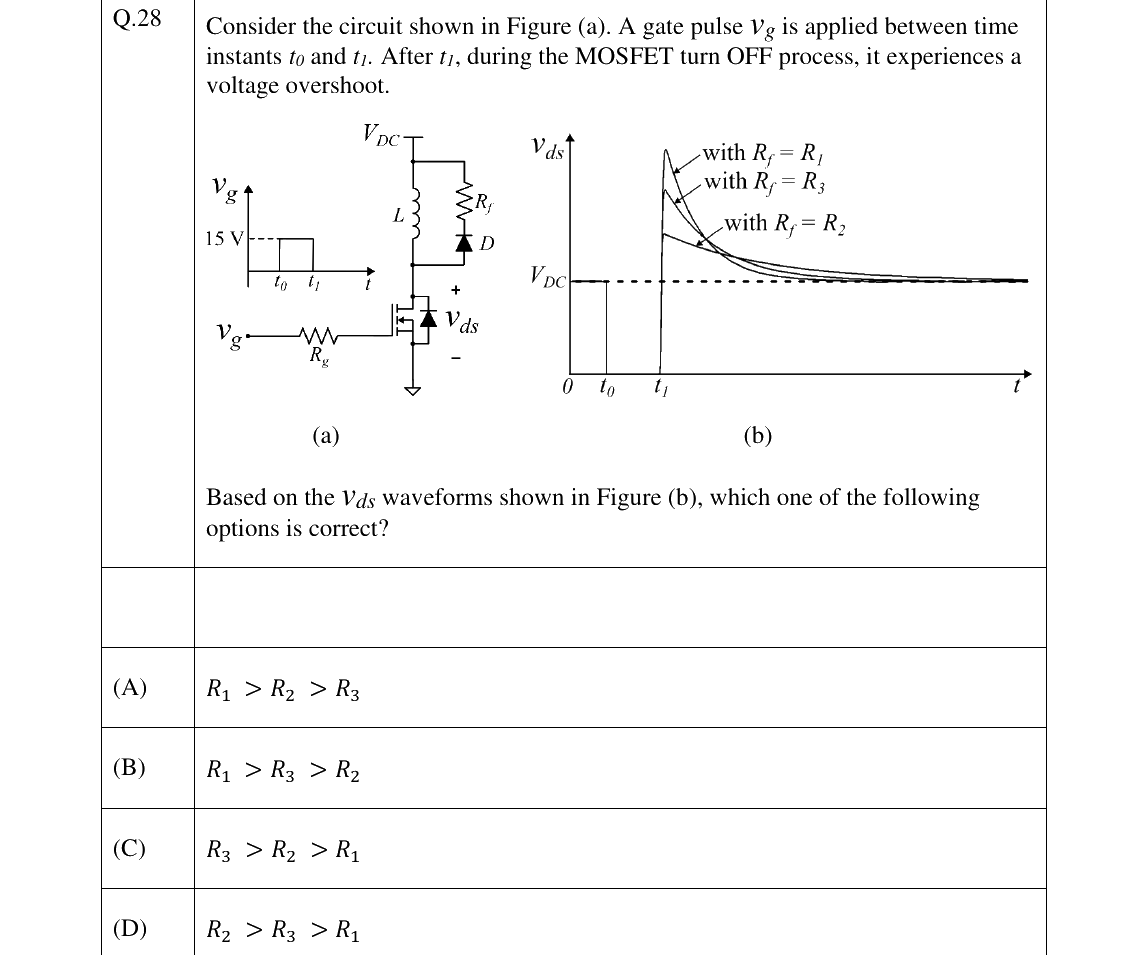 GATE 2026 EE question 28