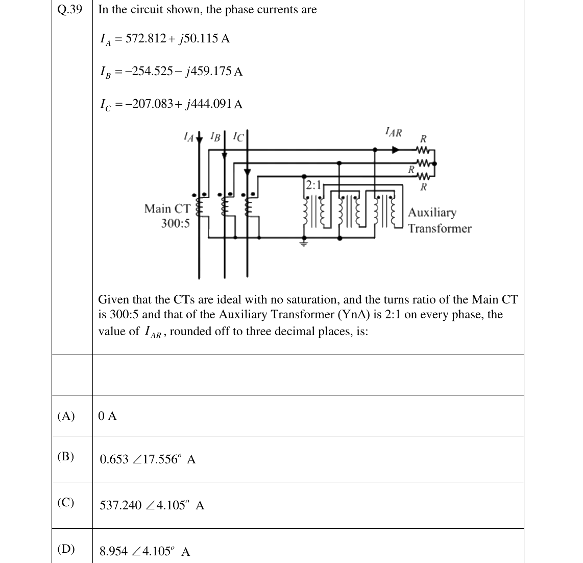 GATE 2026 EE question 39