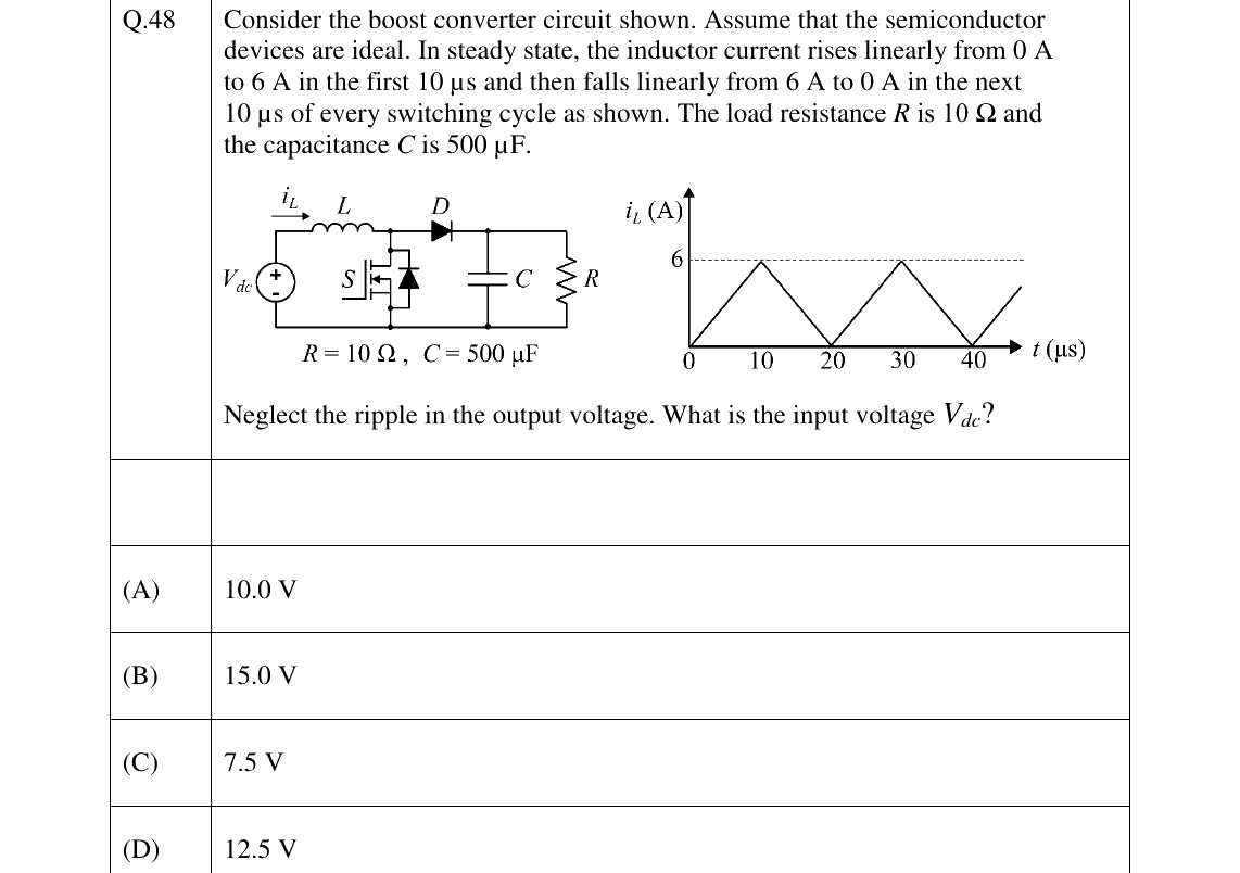 GATE 2026 EE question 48