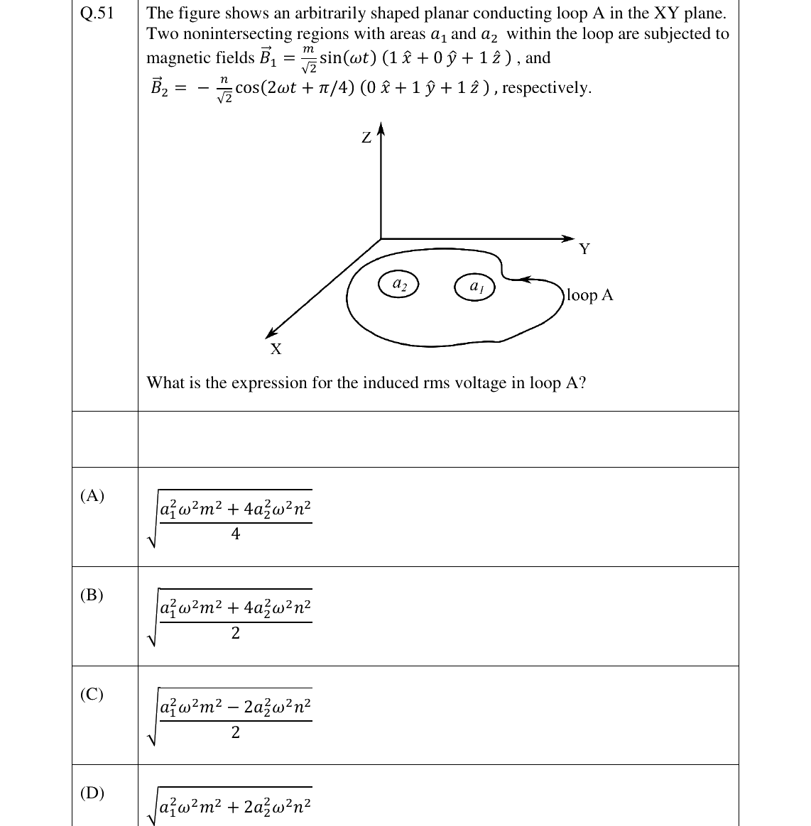 GATE 2026 EE question 51