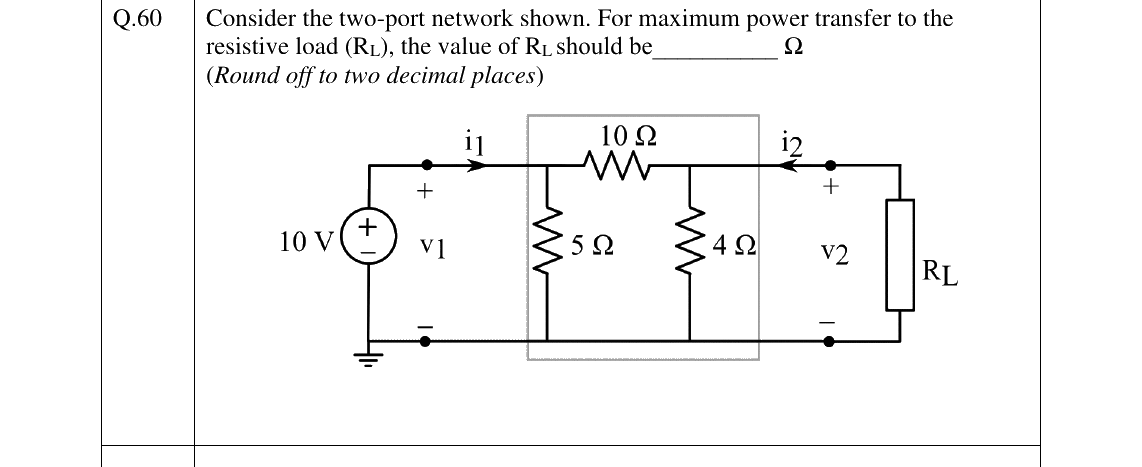 GATE 2026 EE question 60