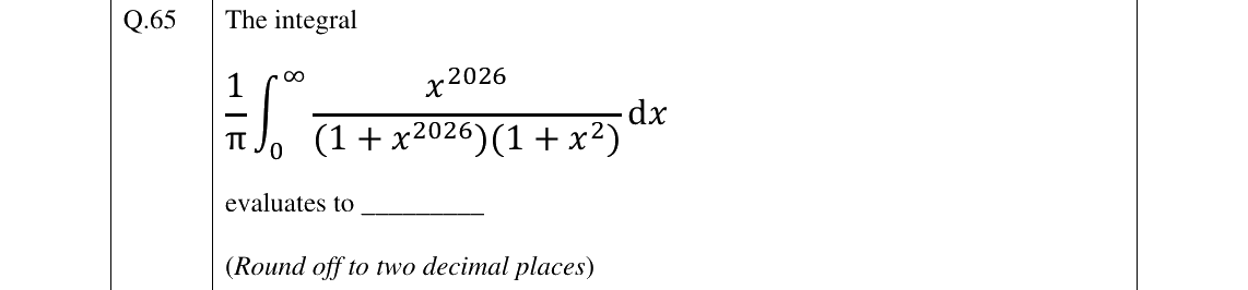 GATE 2026 EE question 65