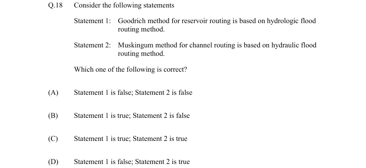 GATE 2022 ES question 18