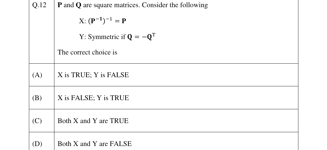GATE 2023 ES question 12