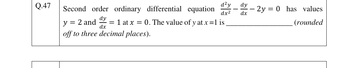 GATE 2023 ES question 47