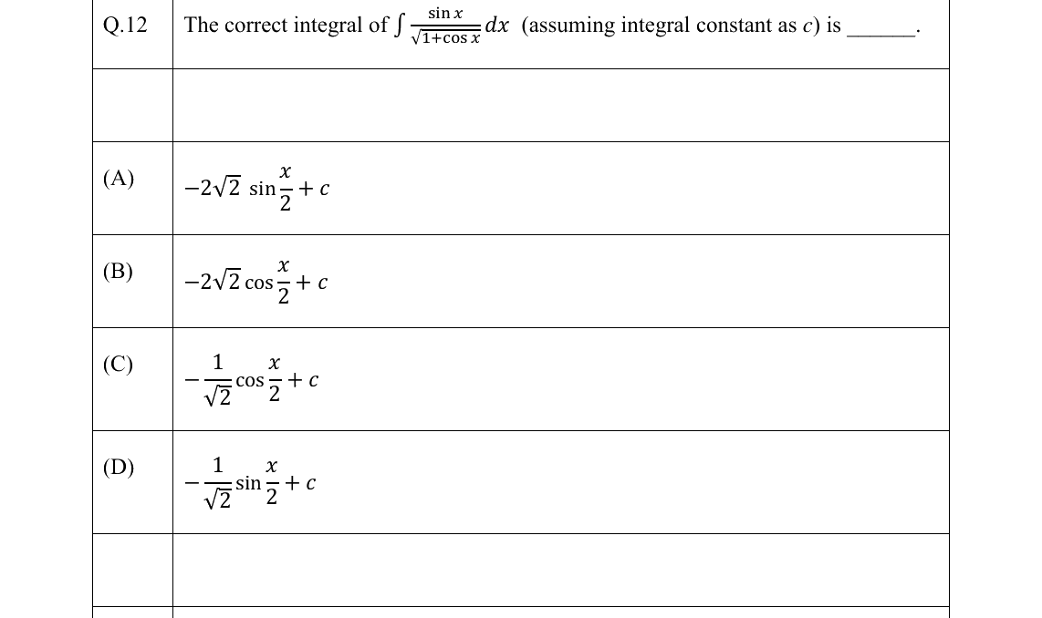 GATE 2026 ES question 12