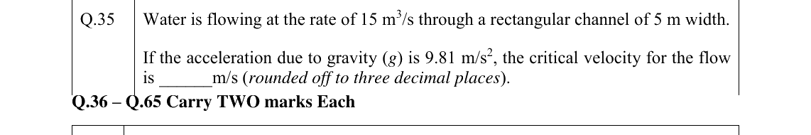 GATE 2026 ES question 35