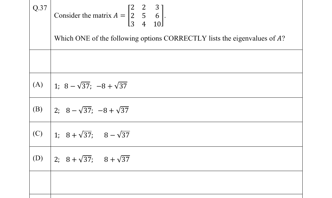 GATE 2026 ES question 37