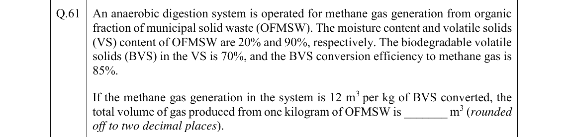 GATE 2026 ES question 61