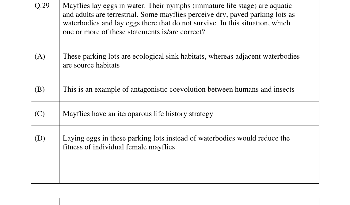 GATE 2025 EY question 29