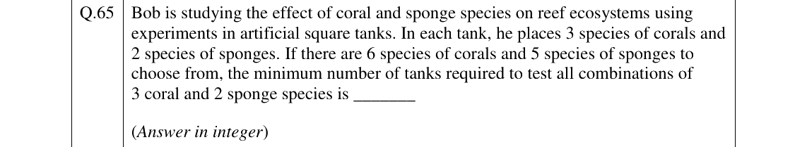 GATE 2026 EY question 65
