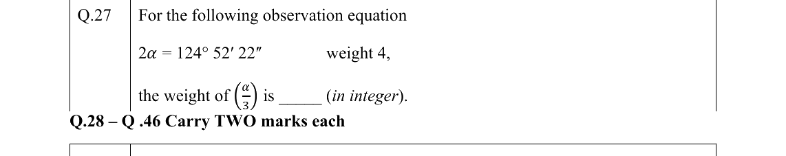 GATE 2022 GE question 27