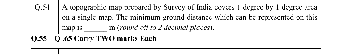 GATE 2022 GE question 54