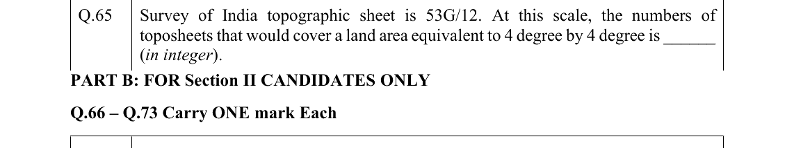 GATE 2022 GE question 65