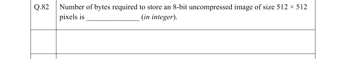 GATE 2022 GE question 82