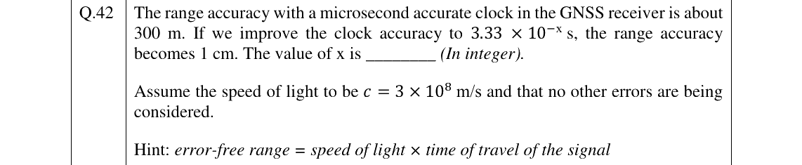 GATE 2023 GE question 42