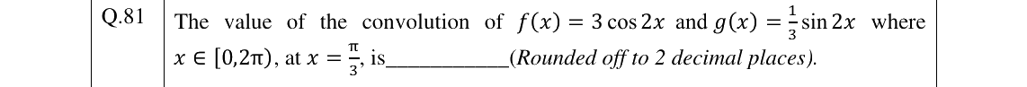 GATE 2023 GE question 81