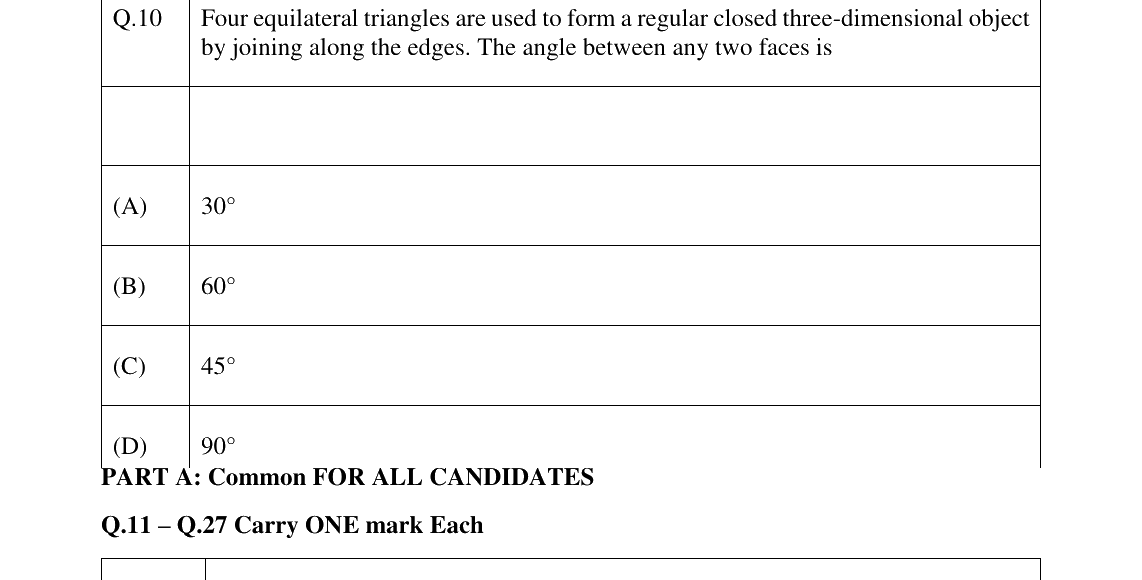 GATE 2024 GE question 10